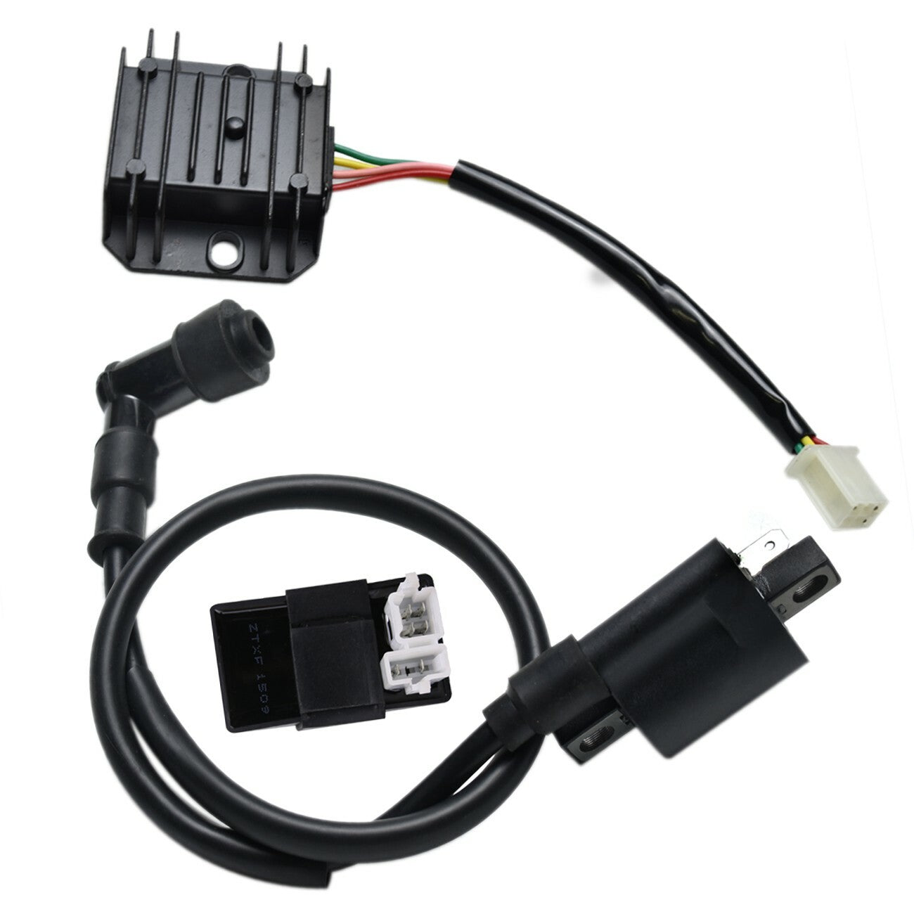 All-terrain vehicle four-wheel ignition coil CDI regulator rectifier suitable for 50 70 90 110cc 125cc
