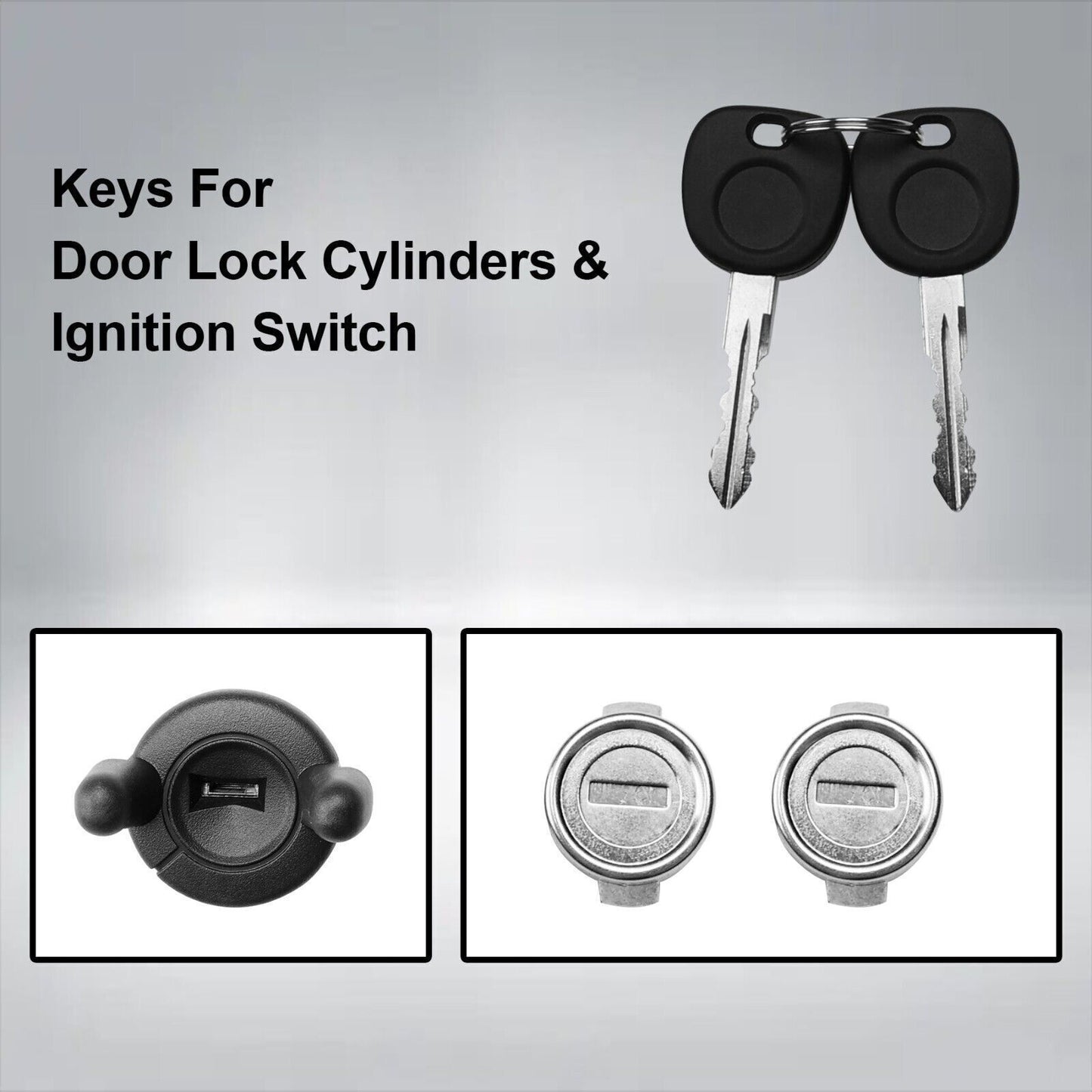 Front Door Lock Cylinders Ignition Switch for Chevy Tahoe Silverado for GMC for Sierra