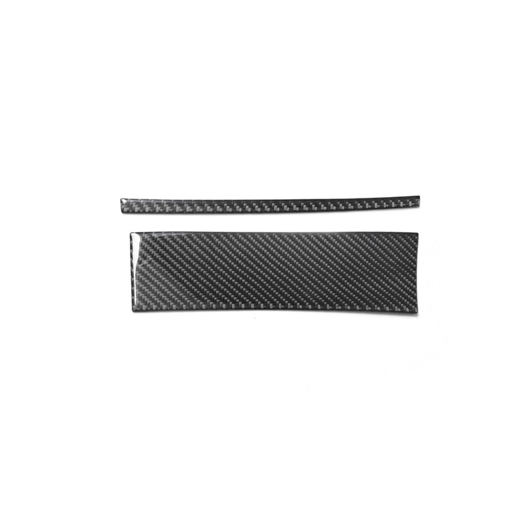 2-Piece Carbon Fiber Interior Radio Console Cover Trim for BMW Z4 E89 2009