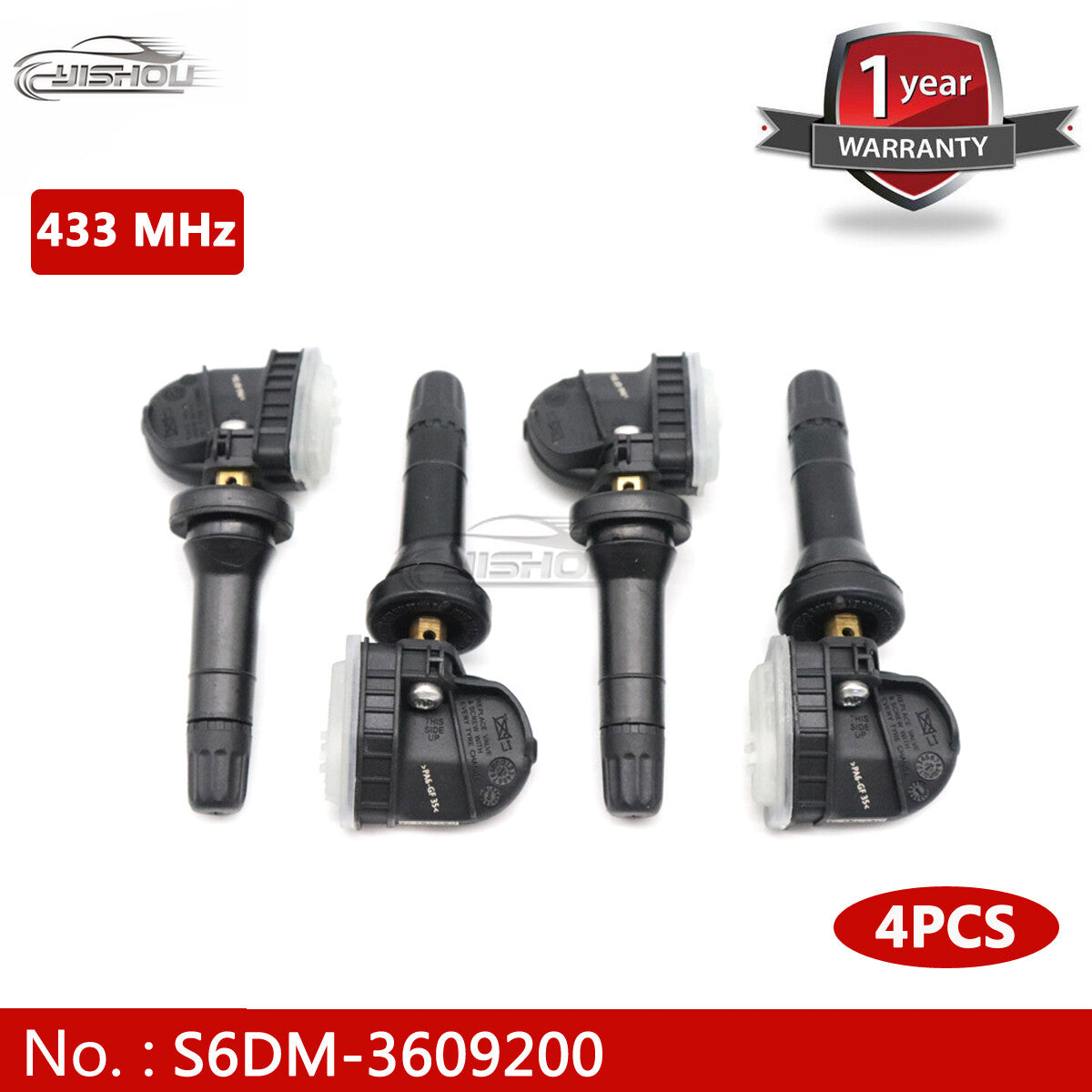 S6DM-3609200 S6DM3609200 4TPMS Tire Pressure Sensor Monitor 433MHz for BYD
