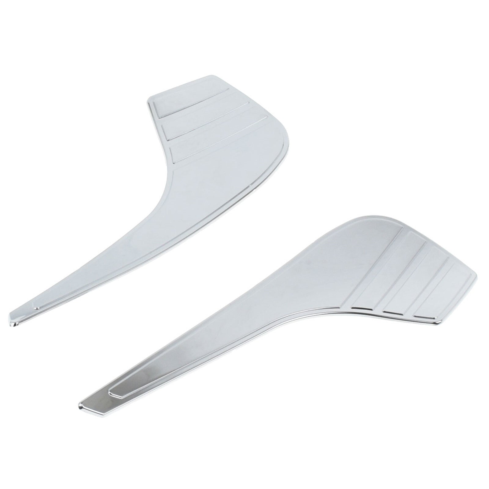 Chrome Motorcycle Tri-Line Fairing Accents Fit for Harley Electra Glide Trike