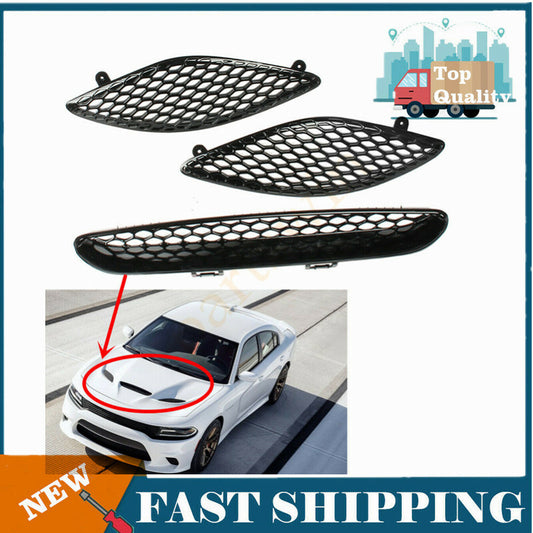Bonnet front grille cover fits for Dodge SRT Hellcat charger 2015-2020