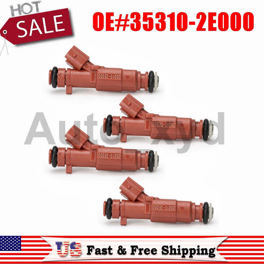 4PCS Fuel Injector 35310-2E000 for HYUNDAI for ELANTRA 2011-2015 for KIA FORTE 2014-2015