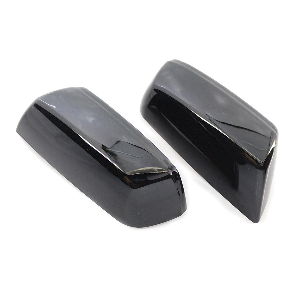 2PCS Mirror Covers Overlays Trims Gloss Black Fit for Chevrolet Impala 2014-2020