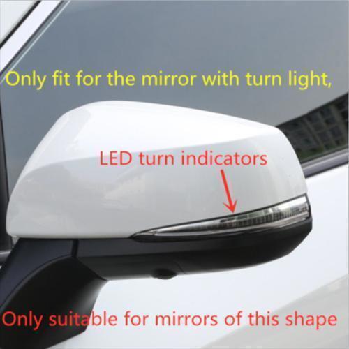 for Toyota for Sienna 21-24 Chrome Out Side Rearview Mirror Moulding Cover Trim 2PC