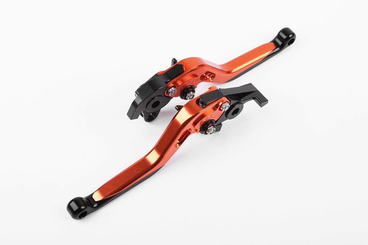 Extending Orange CNC Brake Clutch Levers For 1190 Adventure/R 13-14 990 SMR/SMT