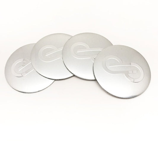 4x45mm Enkei Silver Wheel Center Sticker, Wheel Rim Sticker, Edge Sticker