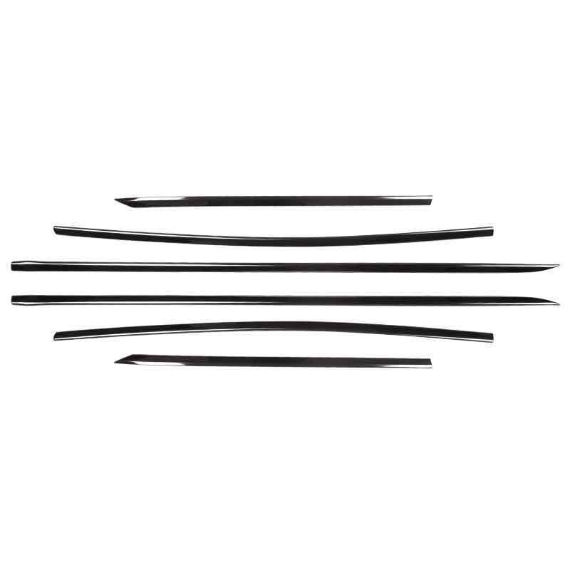 for Honda Accord 2020-2022 Black Steel Side Door Body Guard Molding Cover Trims