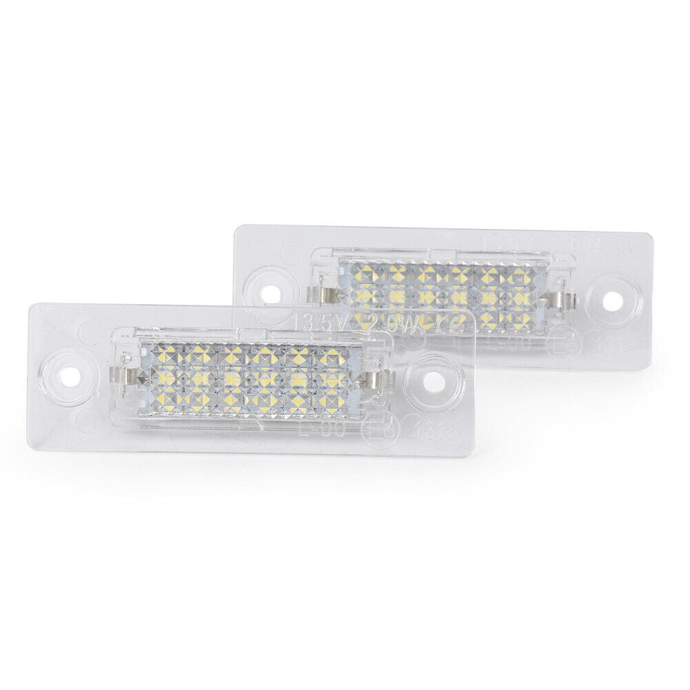 LED License Plate Light Lamps for VW for Golf 5 Plus 2005-09 Caddy III 2004-10 Pair