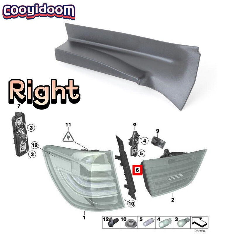 for BMW X3 F25 2011-2017 Right Rear Tail Light Covering Trim 63217263603