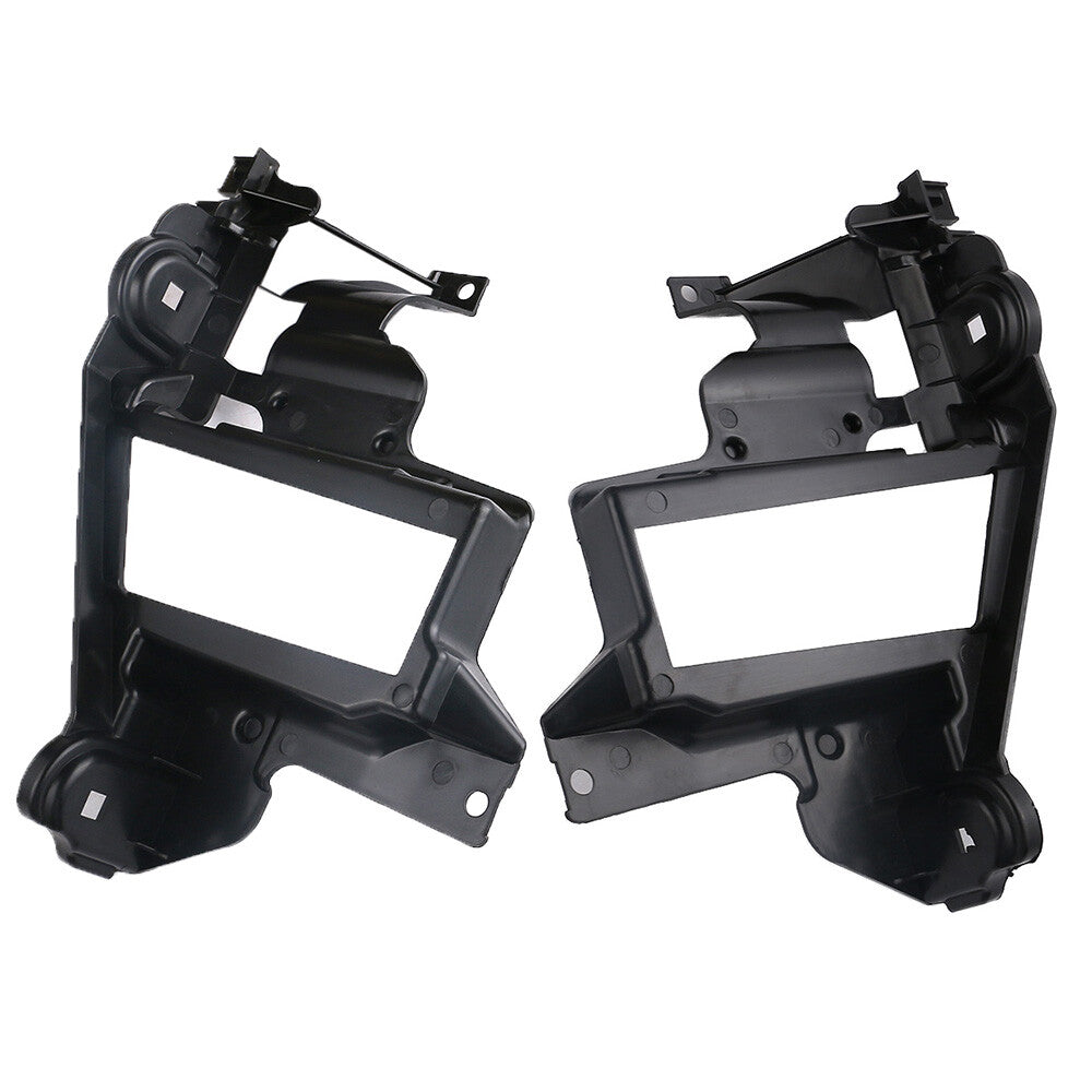 Pair Headlight Bracket Black Fit 2003-2006 for BMW for X5 E53 Driver Passenger Side