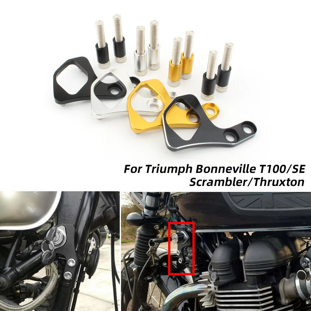 Ignition Key Right Bracket fit for Triumph T100 SE Scrambler Thruxton 2001-2015