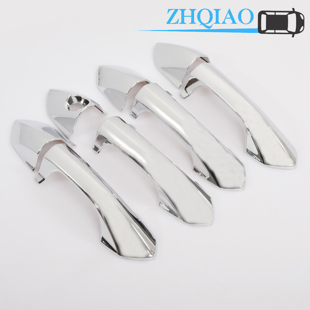 4Pcs Chrome Door Handle Cover Fits for Ford Escort 2015-2020