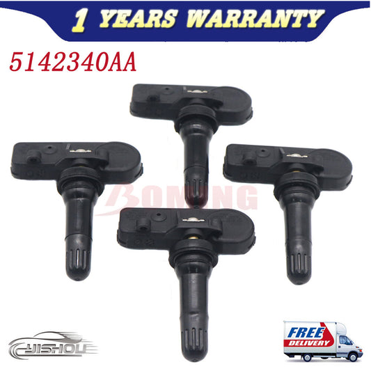 4x 5142340AA Tire Pressure Sensor TPMS 315MHz for Jeep for Dodge for Chrysler 56029479AB