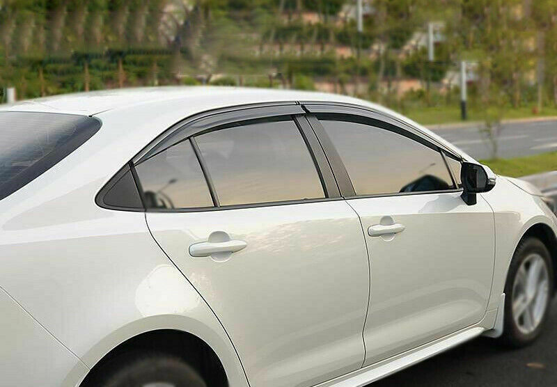 Window Vent Visor Side Rain Guard Sun Door Deflector for Toyota for Corolla 2019-22