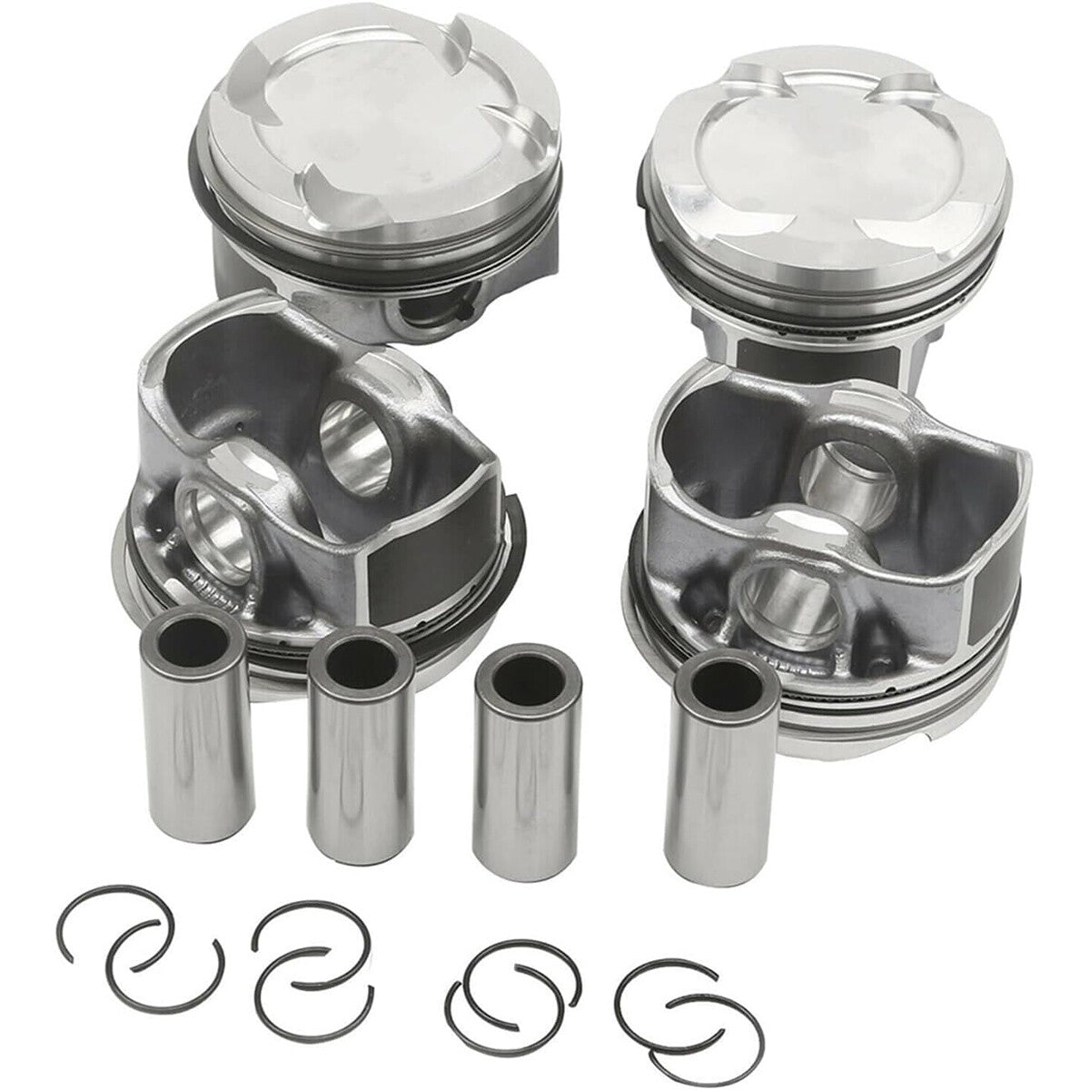 4x Pistons  Rings Set 11258638450 Fits for 330i 430i F30 F32 F56 G20 G30 B46
