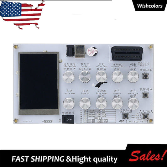 Automotive ECU Simulator OBD Simulator for Passenger Cars ELM327 Development