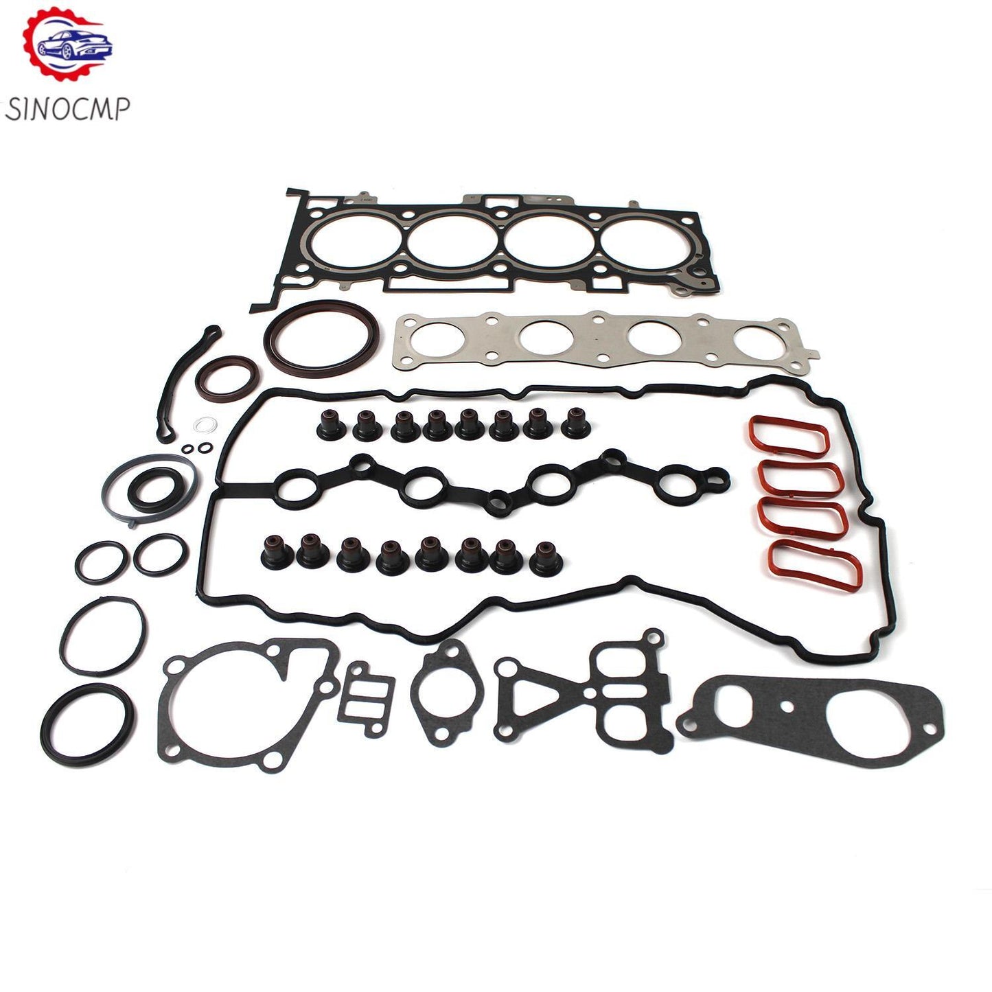 Engine Full Rebuild Overhaul Kit w/ Crankshaft Piston Connecting Rod for Hyundai