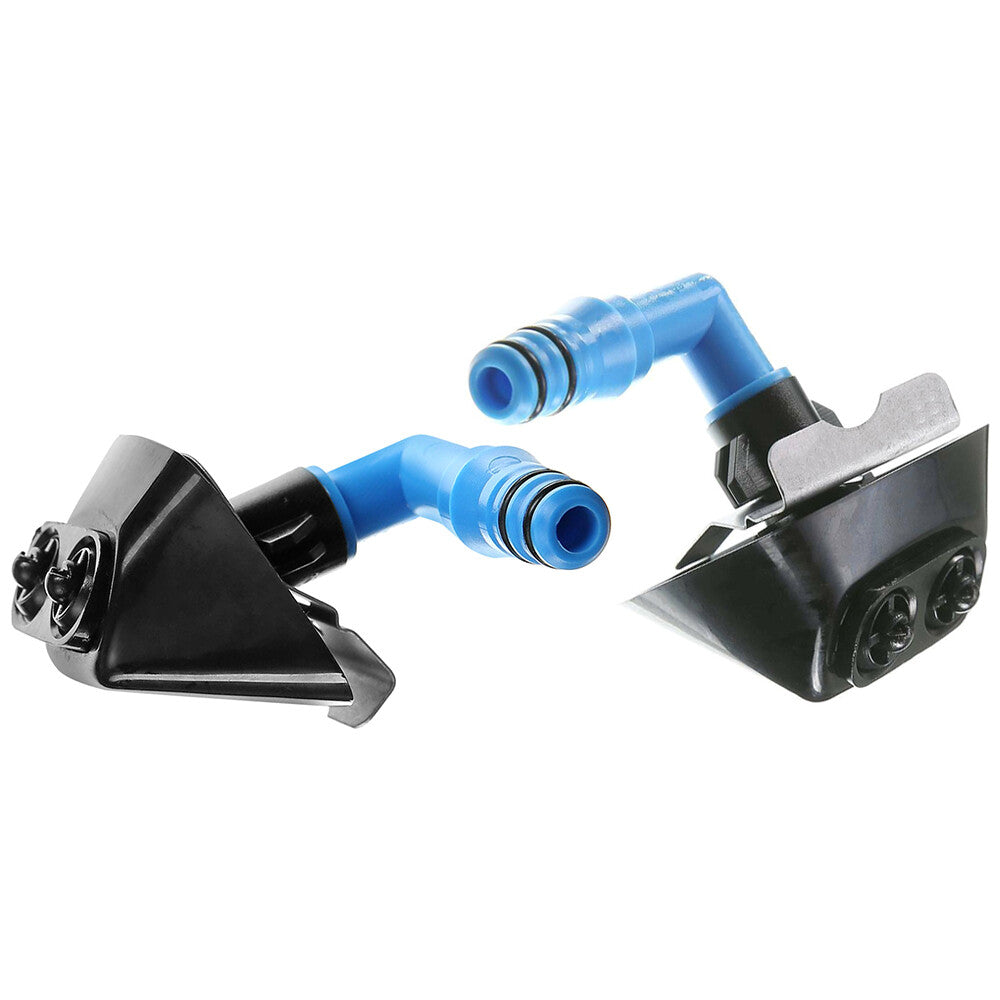 Pair - Left Right Front Headlight Washer Spray Nozzle for Saab 9-3 2004 - 2011