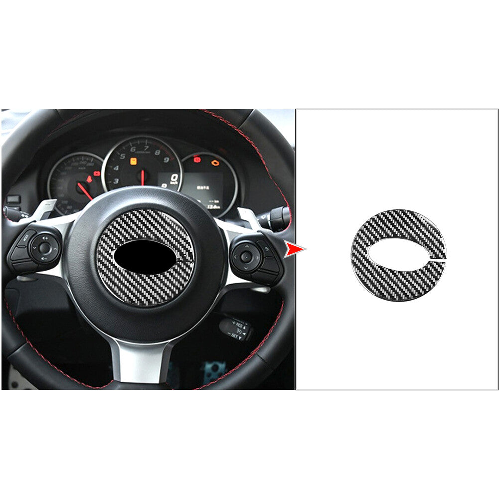 Car Steering Wheel Panel Cover Trim Sticker for Subaru BRZ/ for Toyota 86 2016-2020