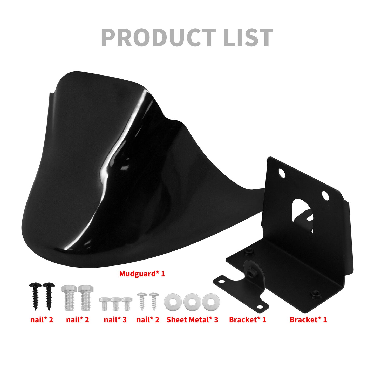 Gloss Black Chin Fairing Front Spoiler for Harley Sportster 48 72 883 1200 04-22