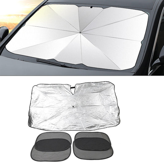 Car mbrella Windshield Sun Shade Foldable Umbrella Front Window Cover Visor U