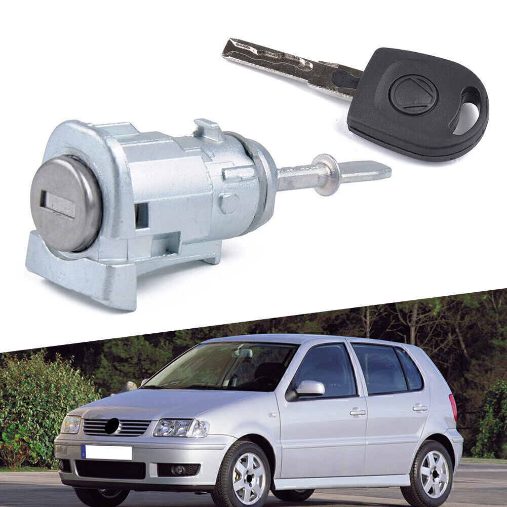 Door Lock Cylinder Kit Front Driver Side for Volkswagen Polo for Bora 1997-2005
