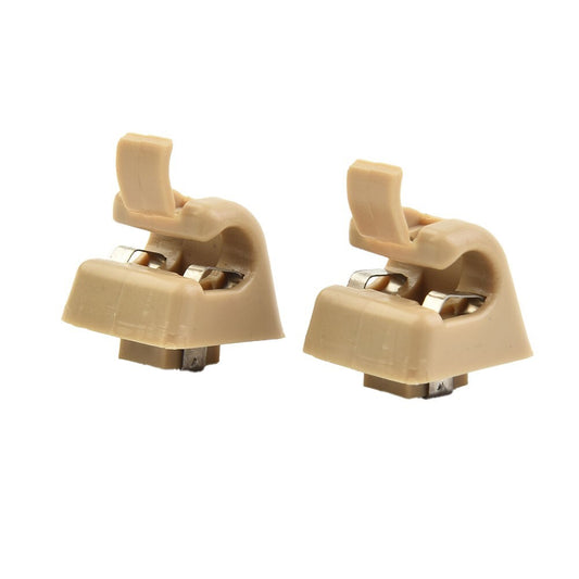 Sun visor clip brackets suitable for Mercedes W123, W124, W126, W140, W201 2-piece set