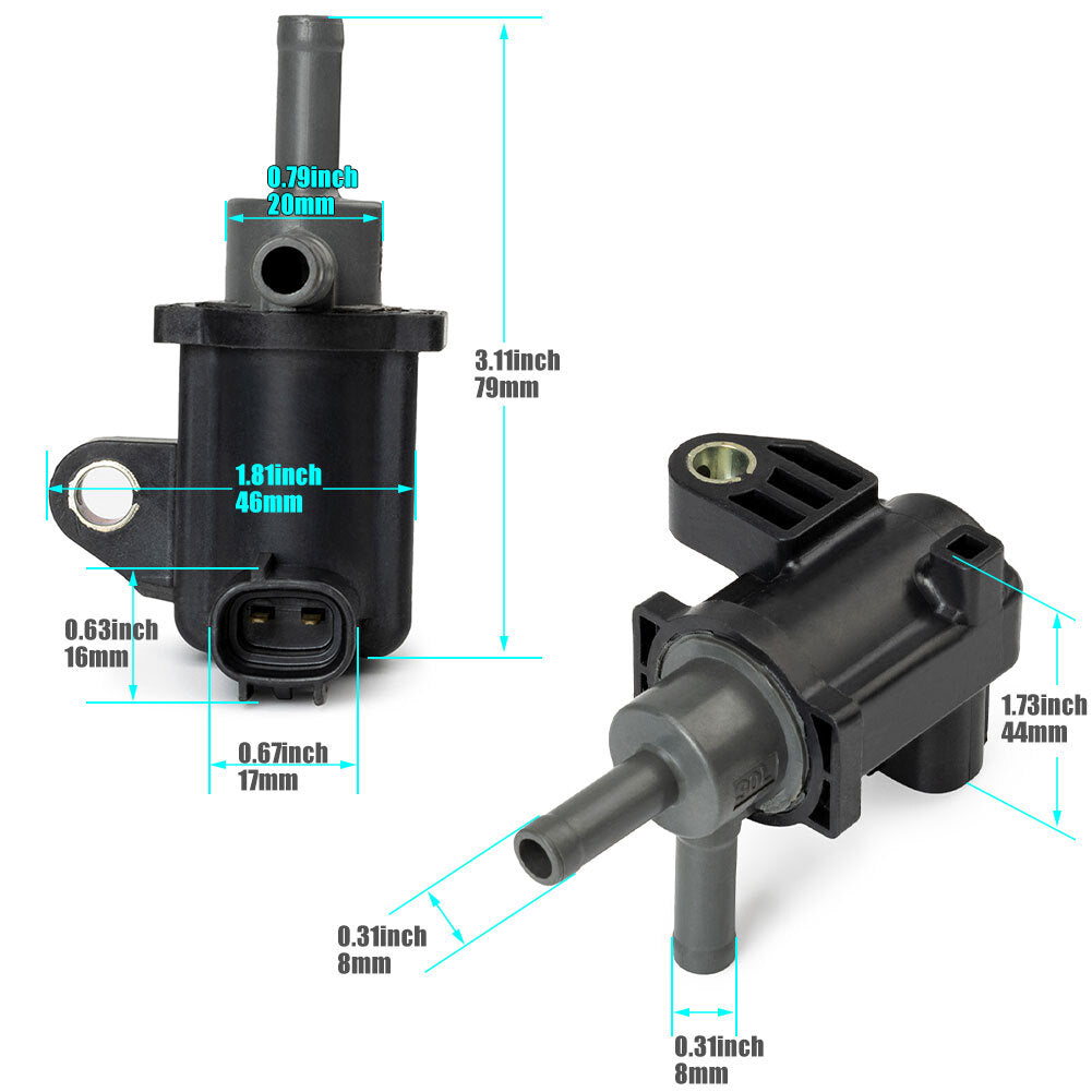 The new steam canister purge solenoid valve is suitable for Toyota 4Runner, Cruiser, Tundra, and Tacoma.