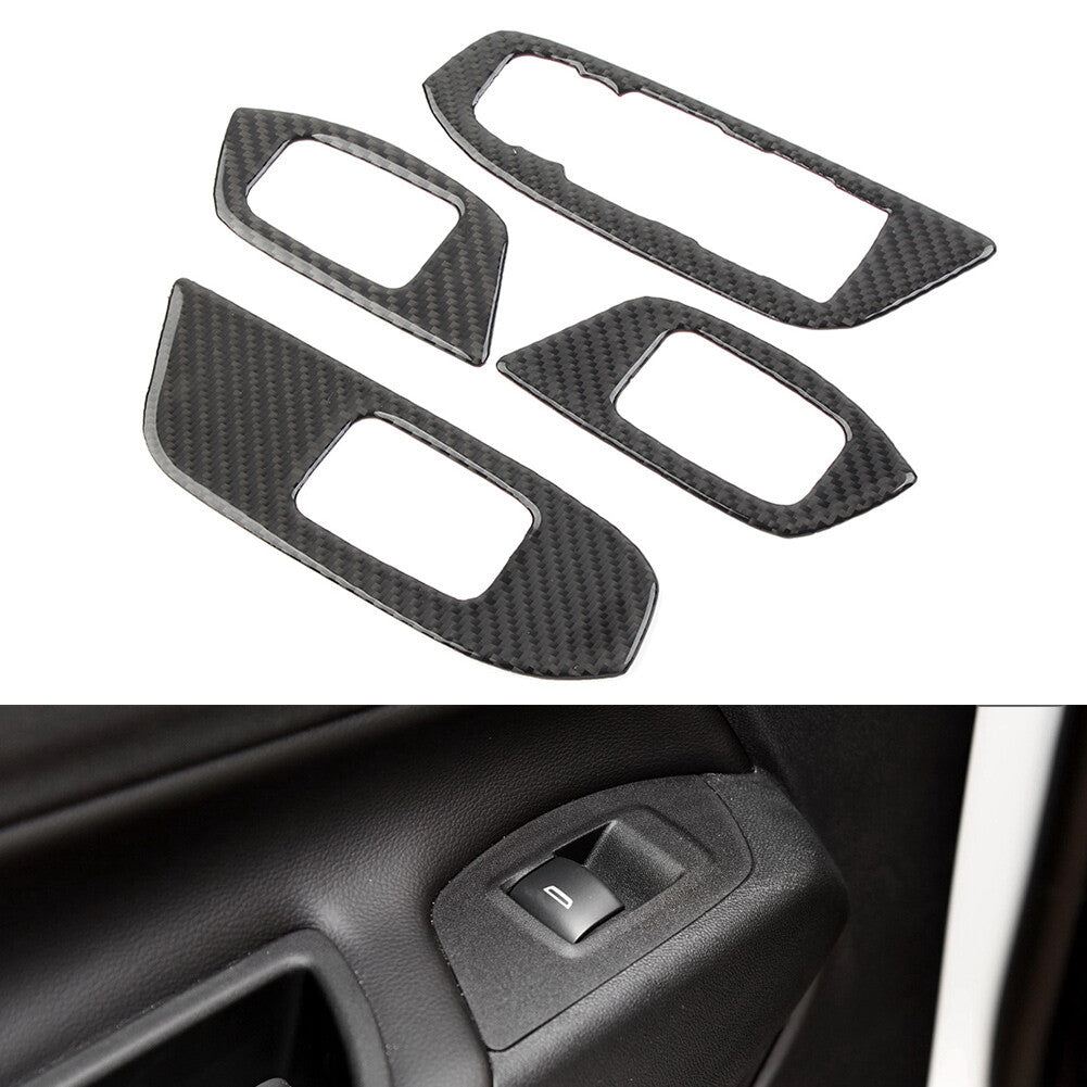 Door Window Control Panel Lift Switch Cover Trim Fit for Chevrolet Equinox 2018-2021