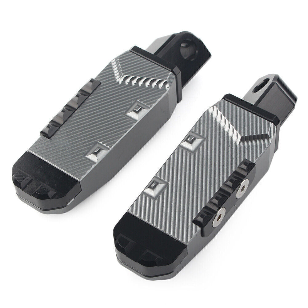 Rear Footrests Foot Pegs Pedal Fit for Suzuki GSXR600/750 /1300 Hayabusa Titanium