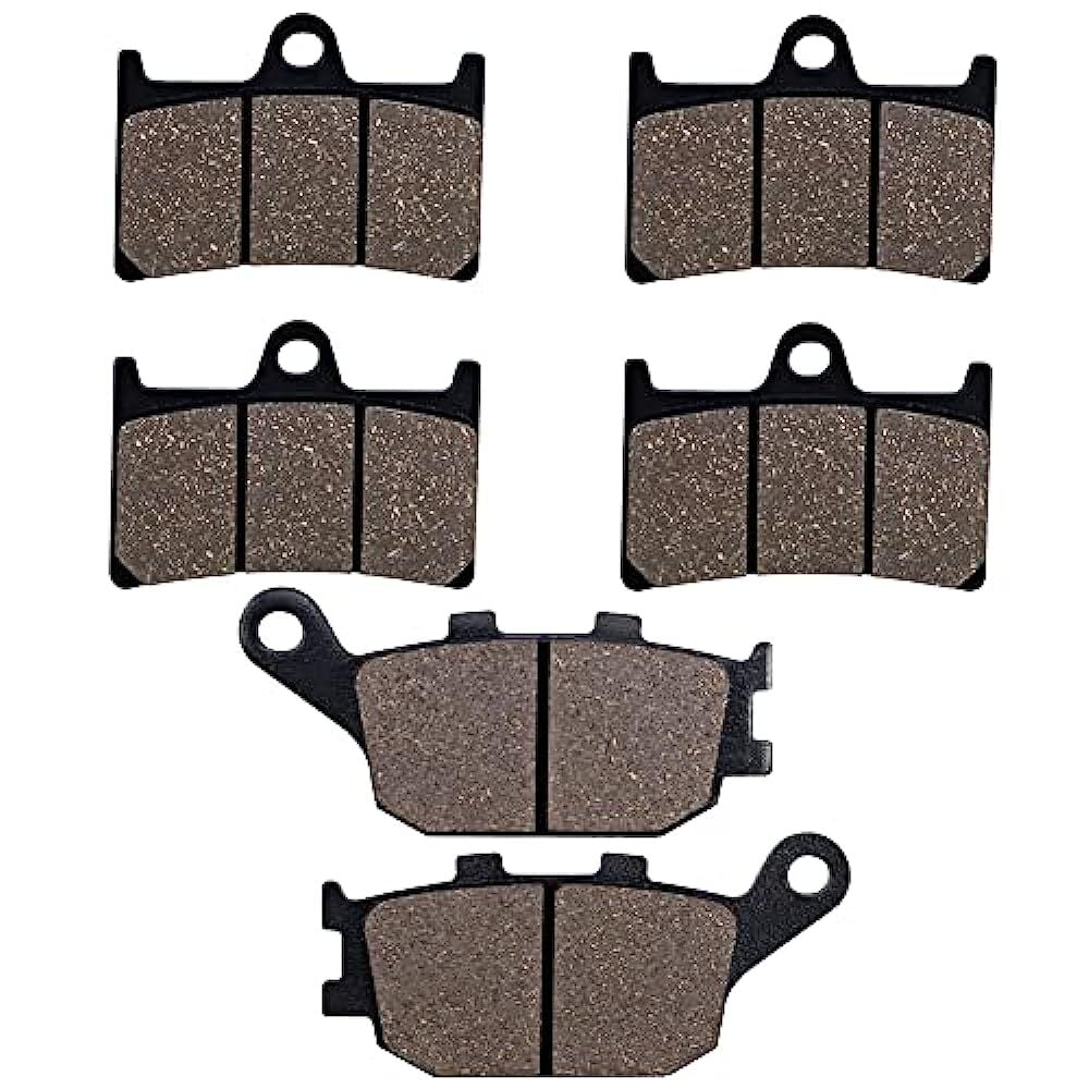 3 Pairs Front Rear Brake Pads for Yamaha FZ6 YZF R6 FZ8 FZS1000 FZ1 Fazer YZF R1