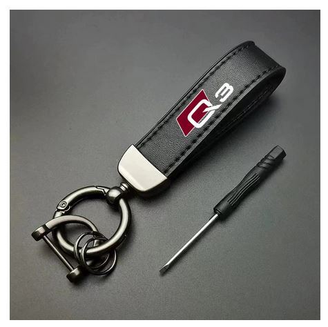 Suitable for Volvo XC60 car keychain, automatic key ring, suede accessory, gift, brown