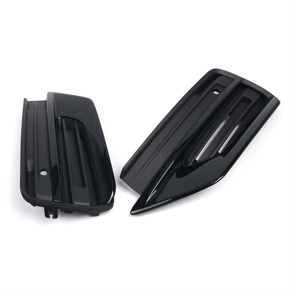 for Volvo XC90 2020-2021 Front Bumper Fog Light Lamp Cover Black RightLeft