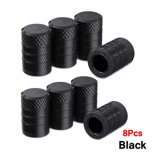 4-piece car tire valve cover rod air dust cover dustproof silver stud for Subaru and for Saab