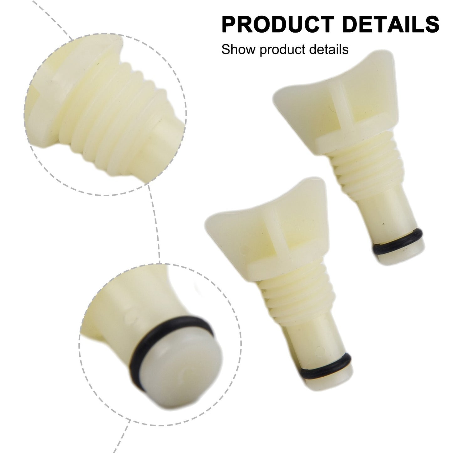 2 Pcs for Toyota for Lexus Radiator Petcock Drain Plug 2332254010 23322-54010