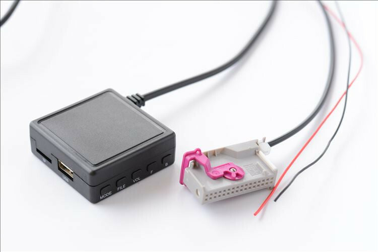 Bluetooth Adapter AUX USB SD MP3 charge Cable for Audi A3 A4 A6 for A8 TT R8 RNS-E