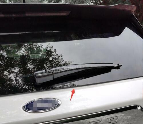 for Ford Explorer 2020-2023 Carbon Color ABS Rear Window Rain Wiper Cover Trims