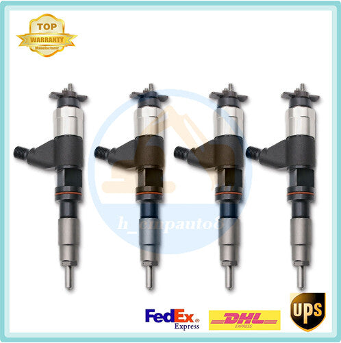 4PCS New Fuel Injector for John Dere 4045T 6068T DZ100211 SE501928 Engine