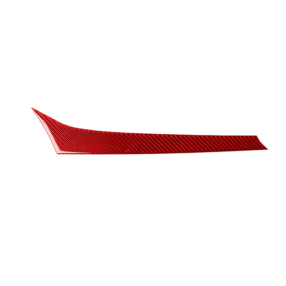Red Carbon Fiber Dashboard Panel Cover Trim for Alfa Romeo Giulia 2017-2019