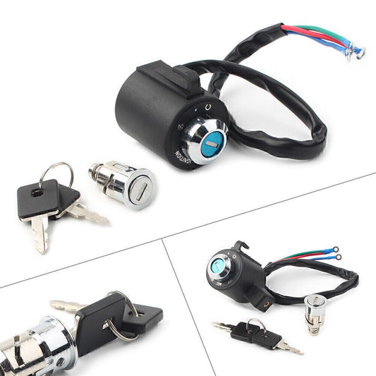 Ignition Key Switch Tail Box Lock Set for Harley Sportster XL 883 XL1200