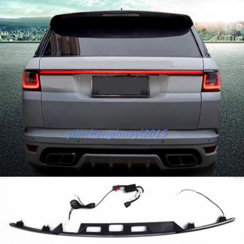 Smoke Black Rear Door and Trunk LED Taillight Protective Cover for Land Rover for Range Rover Sport 2014-2022