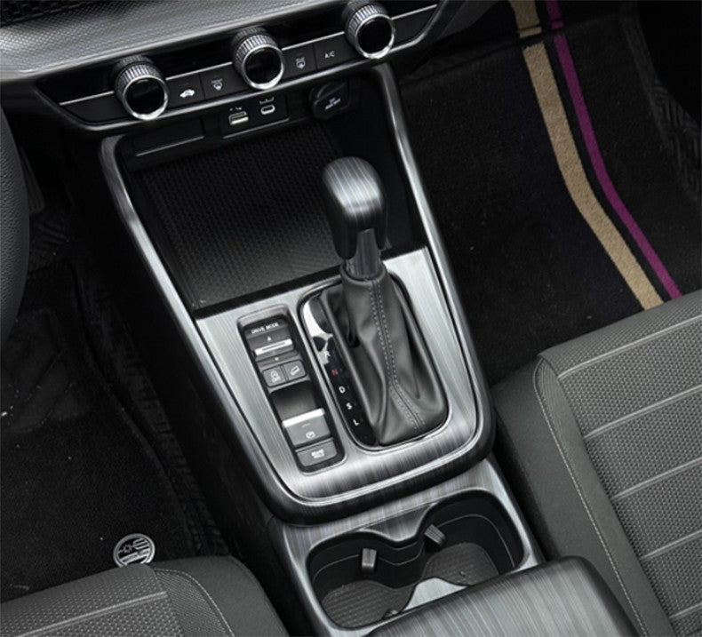 for Honda CR-V 2023-2024 Black Wood Grain Gear Shift Knob Shifter Lever cap trim