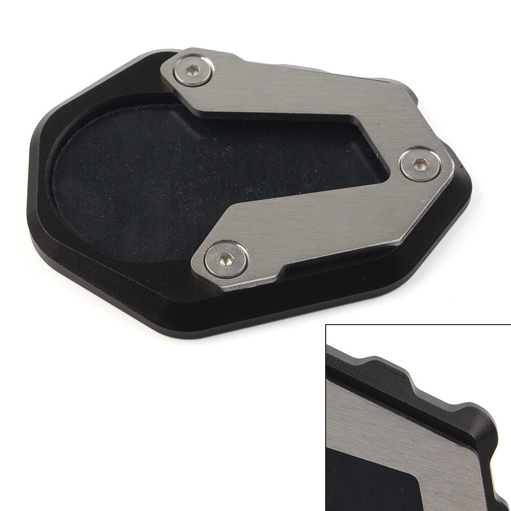 for BMW F900R 2020-2024 Kickstand Side Stand Enlarger Foot Sopport Plate Black