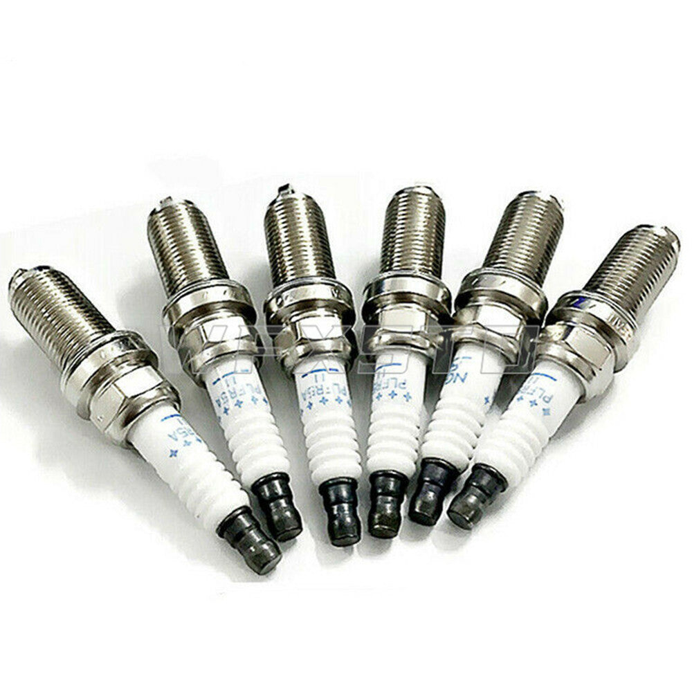 Six 22401-5M015 Platinum Spark Plugs for Equatorial Frontier Quest Maxima PLFR5A11
