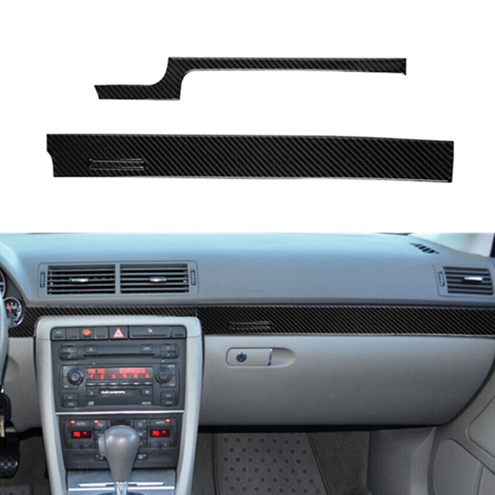 Carbon Fiber Interior Dash Bezel for Audi A4 S4 2005-2008