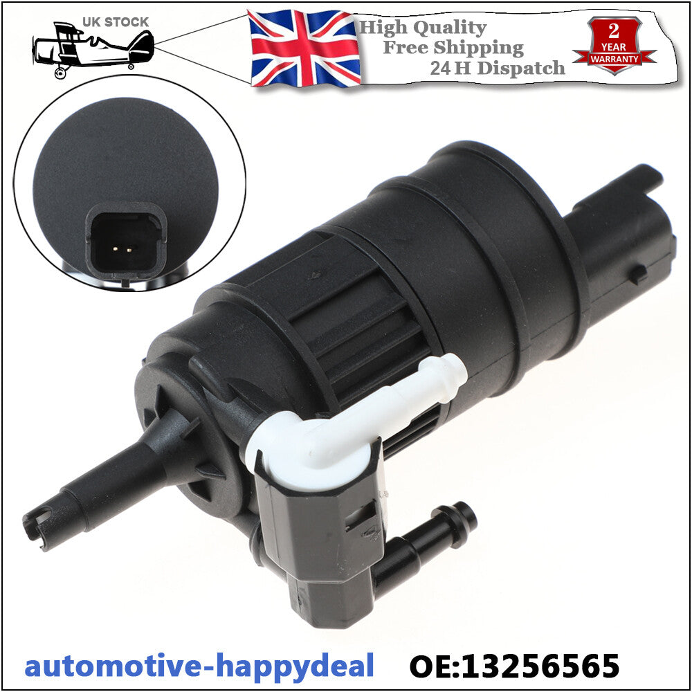 for RENAULT CLIO MK2 1998-2016 WINDSCREEN WASHER PUMP FRONT  REAR TWIN OUTLET