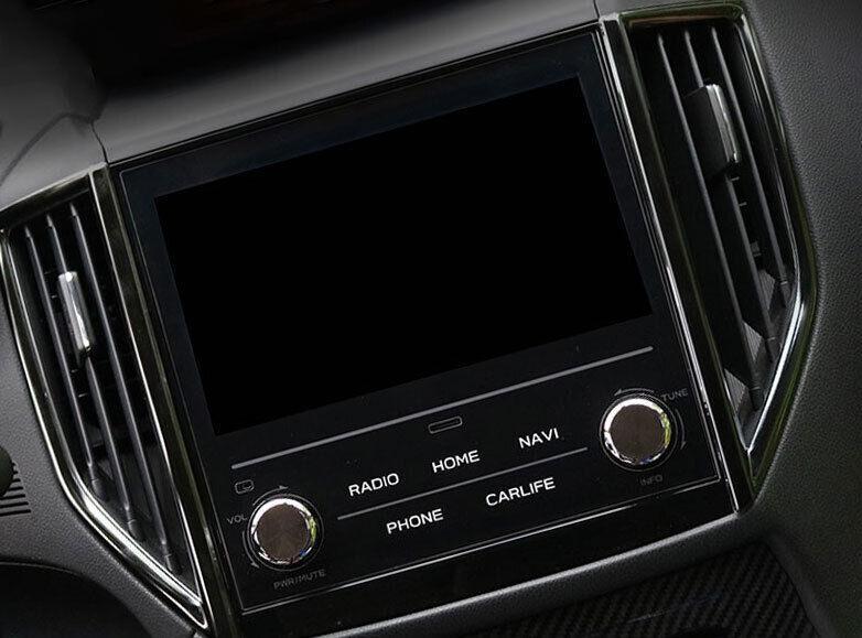 for Subaru Crosstrek 2019-23 Black Titanium Middle Console Air Outlet Vent Trim