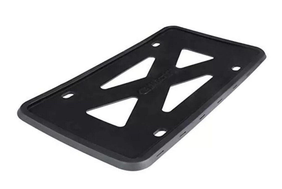 Car license plate frame cover cap, trunk black silicone, suitable for Porsche