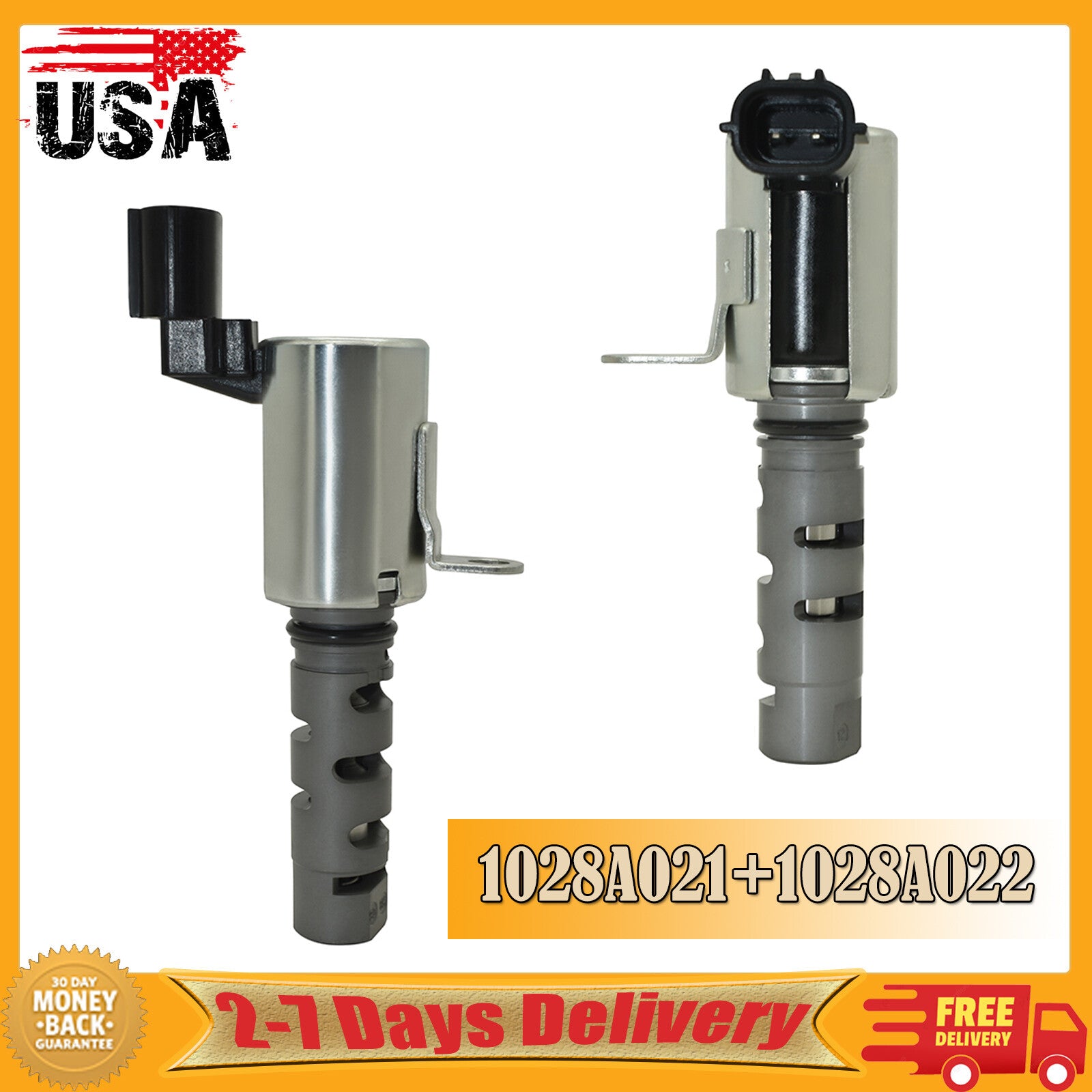 2x Variable Valve Timing VVT Solenoid for Mitsubishi Lancer for Chrysler for Dodge for Jeep